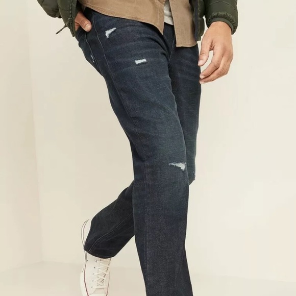 Ripped Bootcut Vintage Denim Distressed Jeans ((SEND ANY OFFER ABOVE $13โผ๏ธ)) - Picture 2 of 9